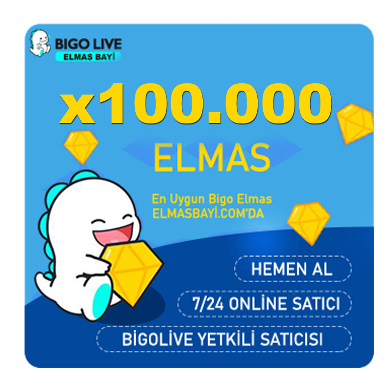 bigo live elmas 100-000 paketi