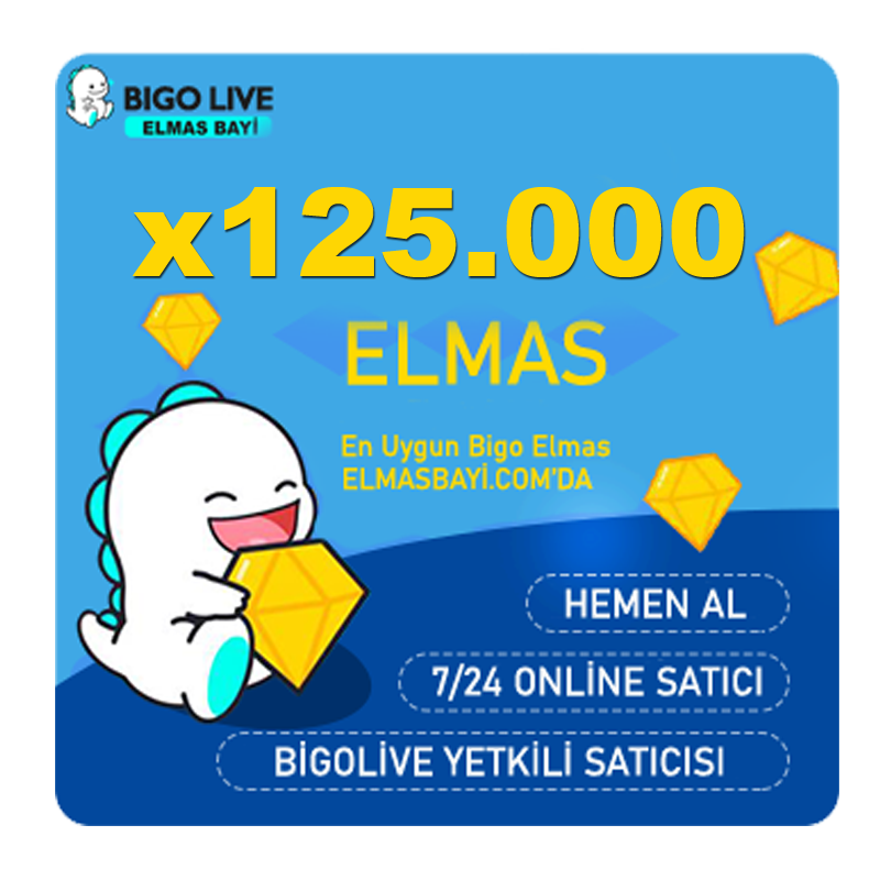 bigo live elmas 125-000 paketi