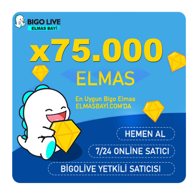 BİGO LİVE 75.000 ELMAS