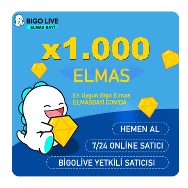 BİGO LİVE 1.000 ELMAS