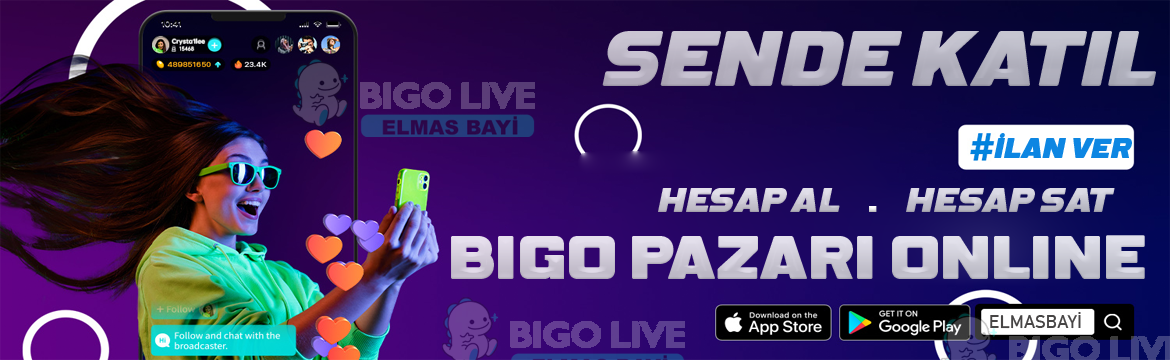 bigo live hesap sat veya satın al